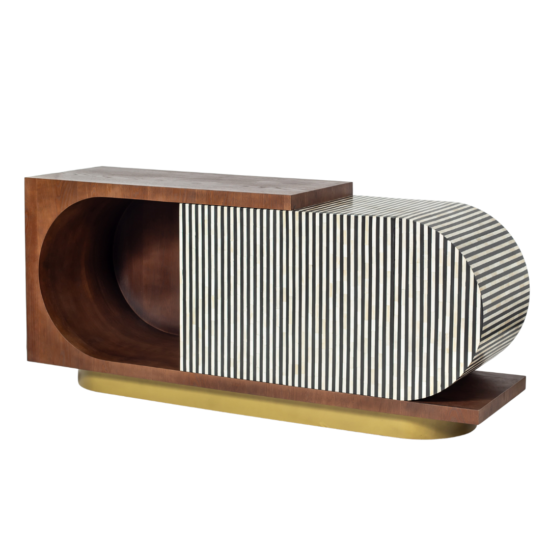Saphed Sideboard - Black Bone Inlay - Tabeer Homes