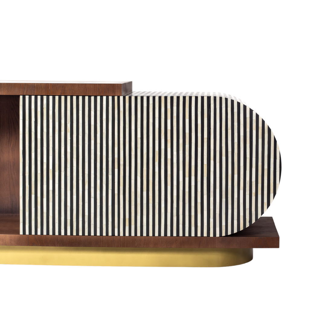 Saphed Sideboard - Black Bone Inlay - Tabeer Homes