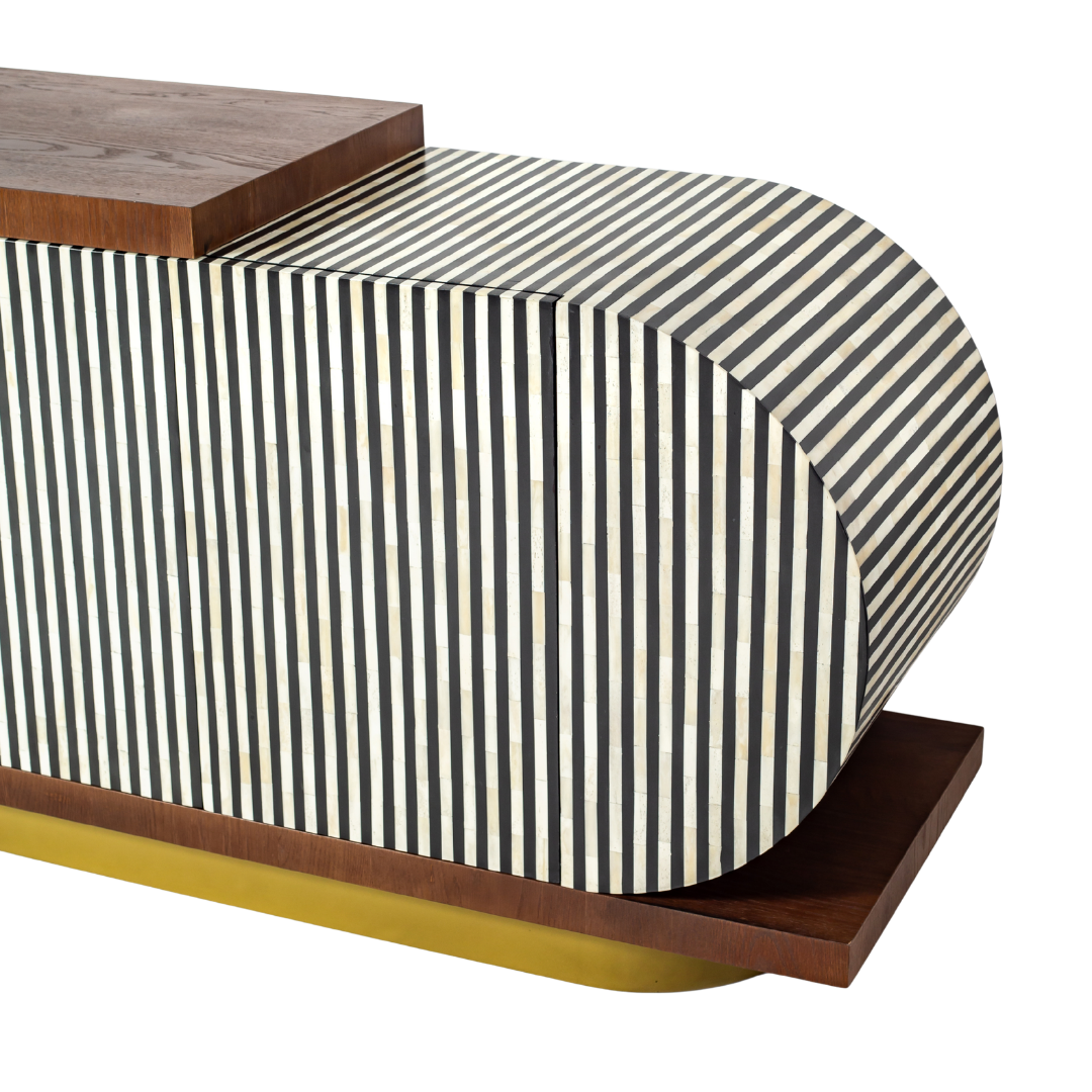 Saphed Sideboard - Black Bone Inlay - Tabeer Homes