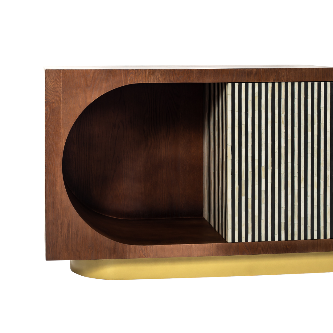 Saphed Sideboard - Black Bone Inlay - Tabeer Homes