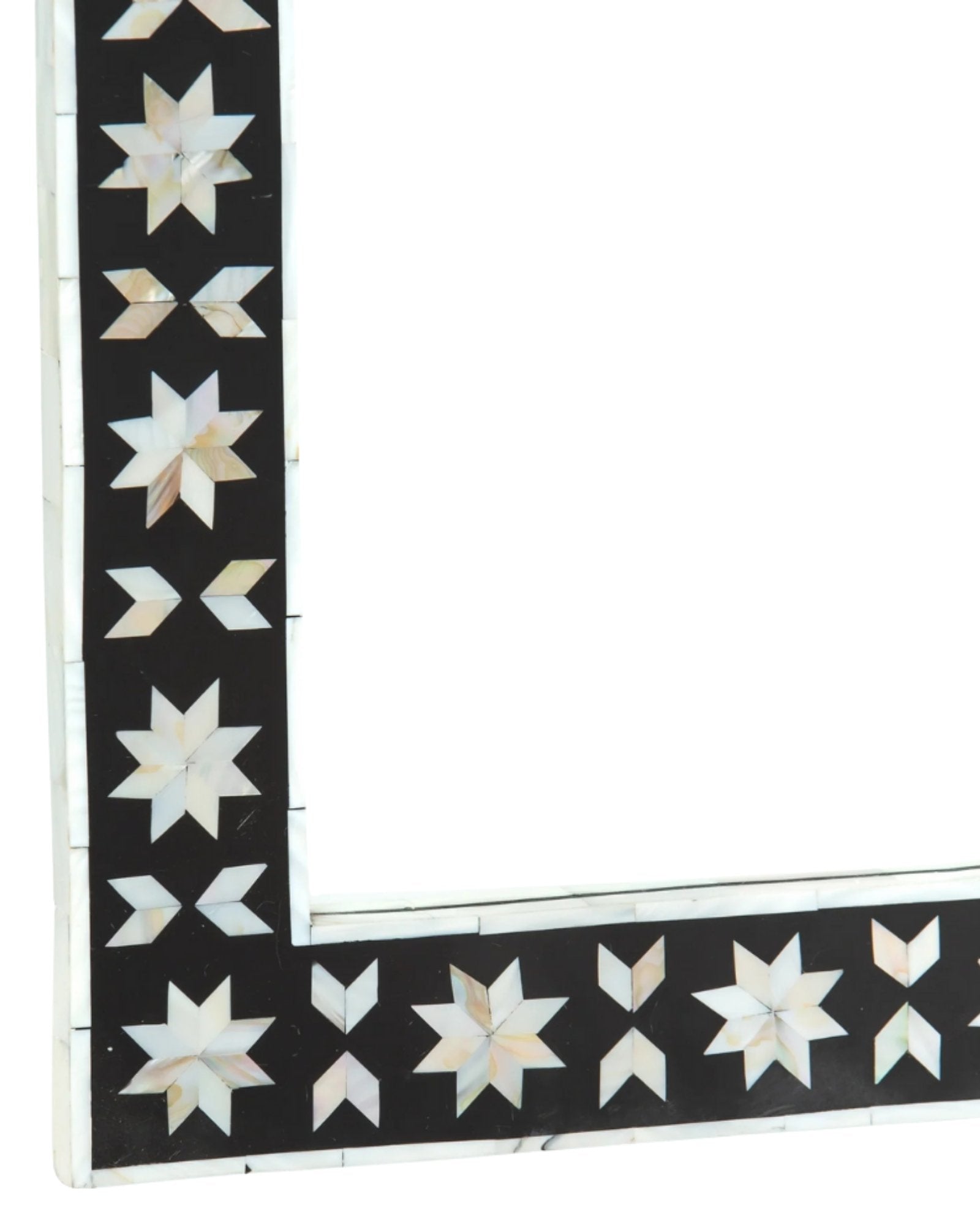 Vitara Mirror - Black & White Mother of Pearl 4