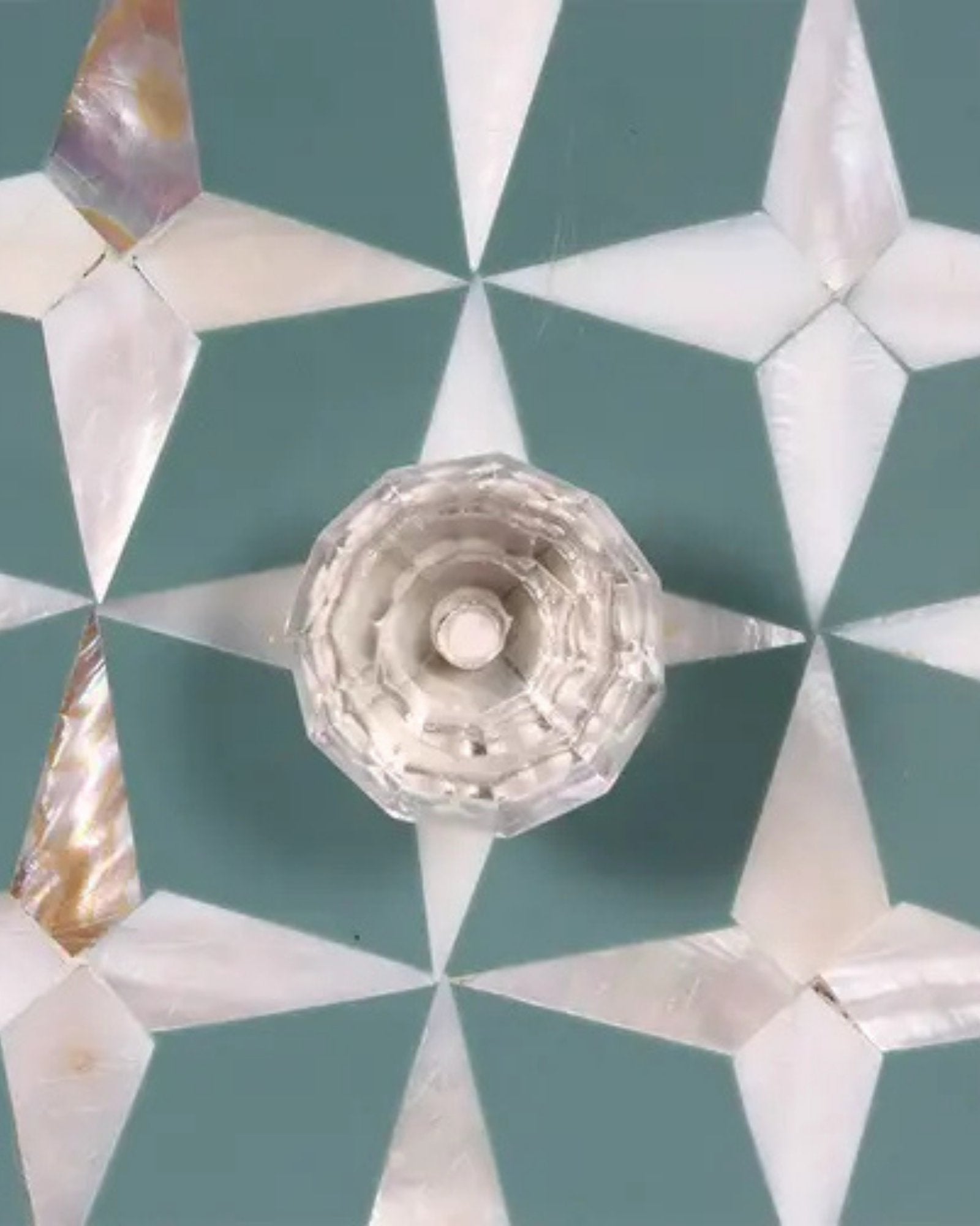 Yasmine Chest of Drawers - Green Mother of Pearl - Tabeer Homes