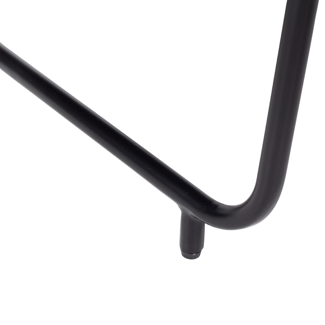 Round coffee table with genuine agate stone top and sleek black metal base, modern and luxurious centerpiece design.