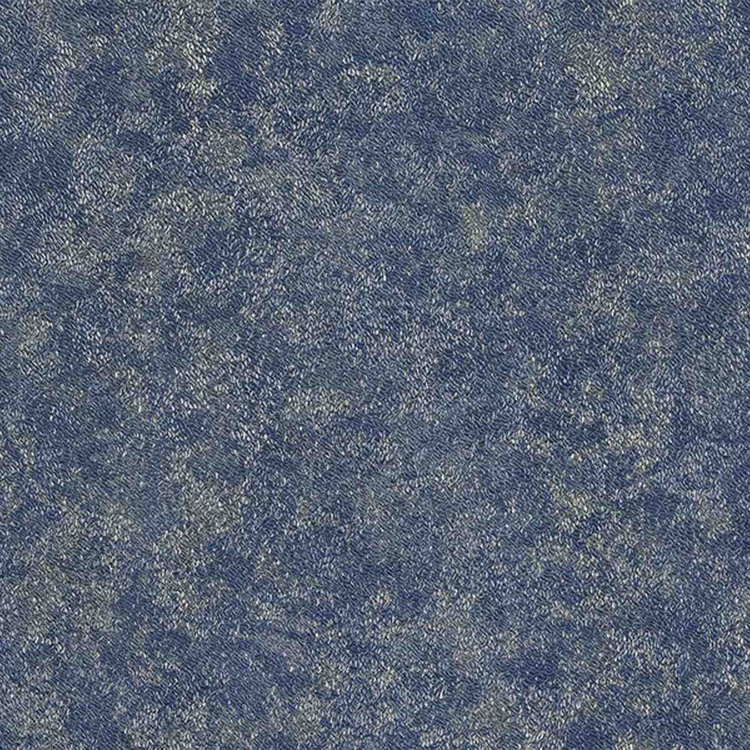 Close-up of Celeste blue vinyl wallpaper showcasing its rich texture and vibrant hue, ideal for creating a luxurious and stylish ambiance.