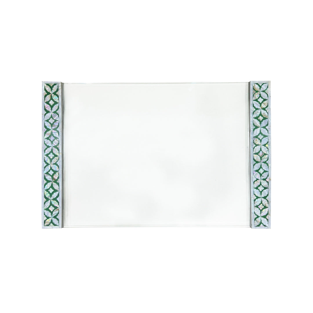 Ella Tray - Green Mother of Pearl Inlay - Tabeer Homes
