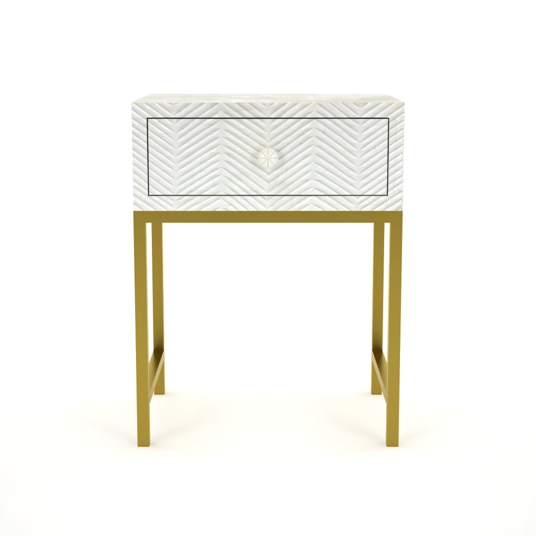 Side Table Bone INlay Online