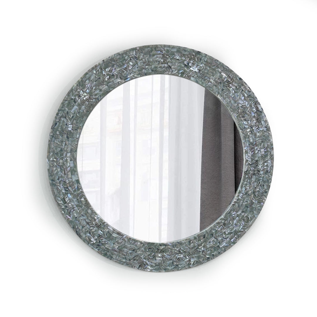 Manzil Mirror - Green Mother of Pearl Inlay - Tabeer Homes