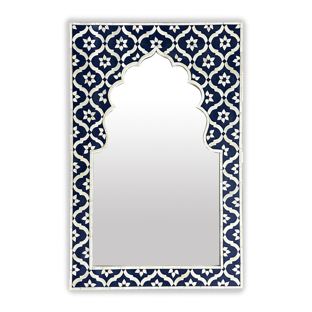 Inayat Mirror - Blue Bone Inlay - Tabeer Homes