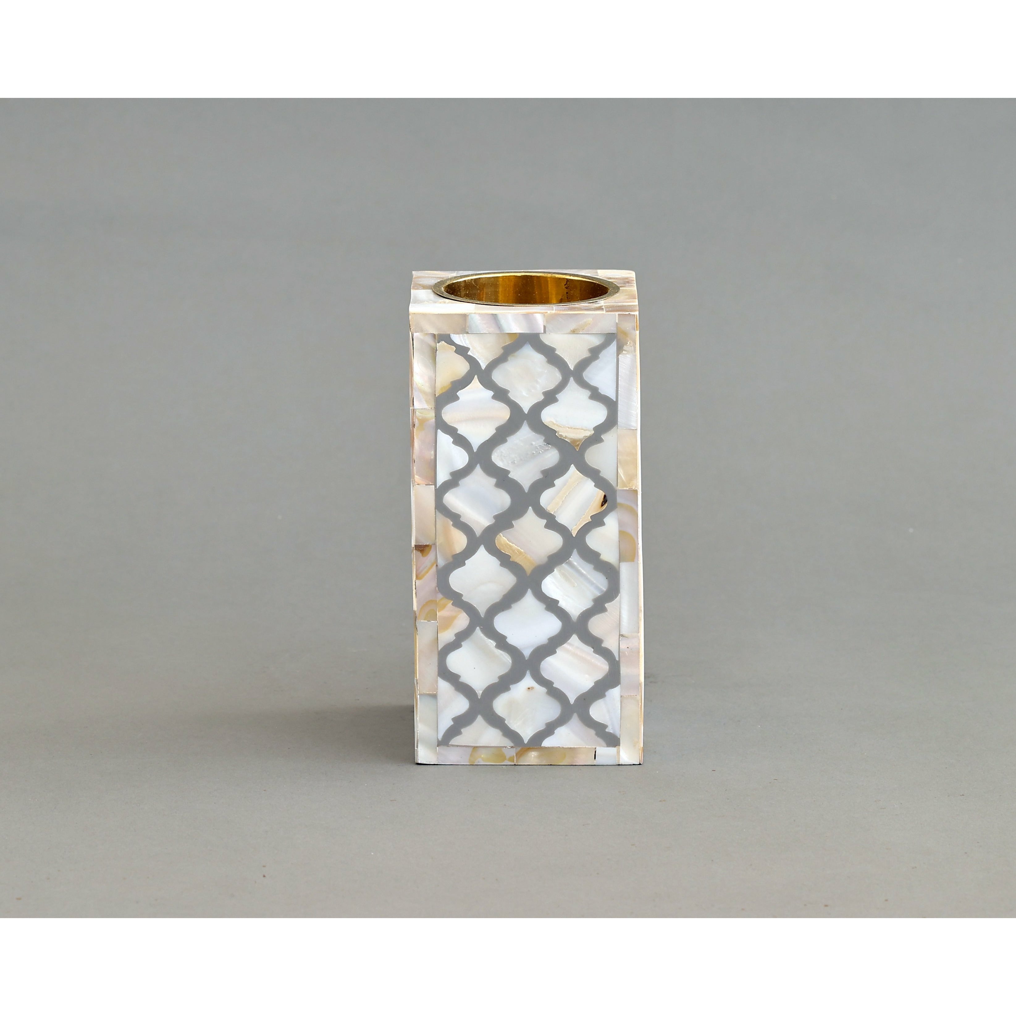 Nour Rectangular Medkhan - Mother of Pearl - Tabeer Homes