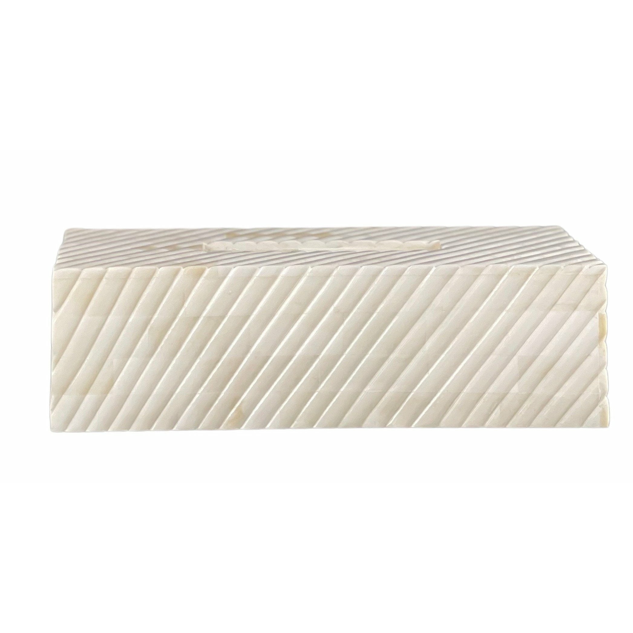 Ayat Tissue Box - Bone Carved