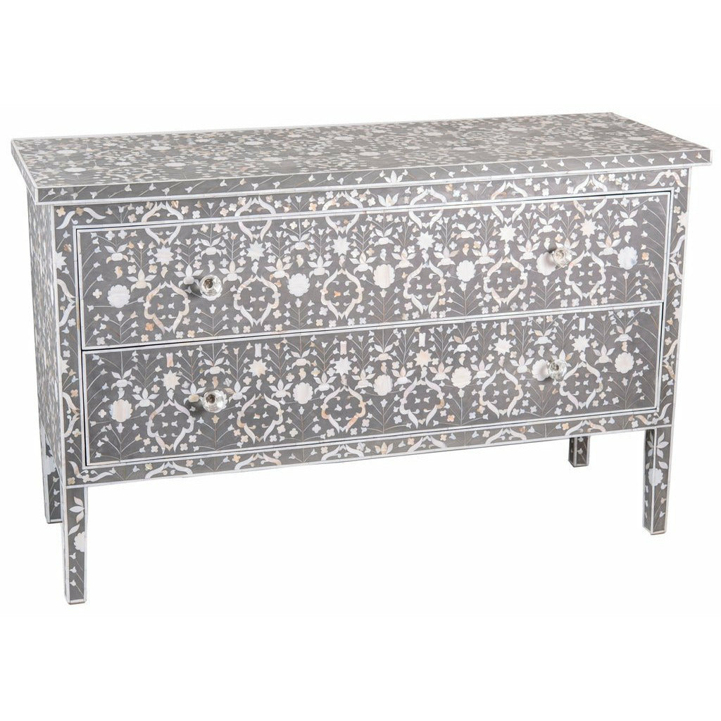 Meera Chest of Drawers - Grey Mother of Pearl