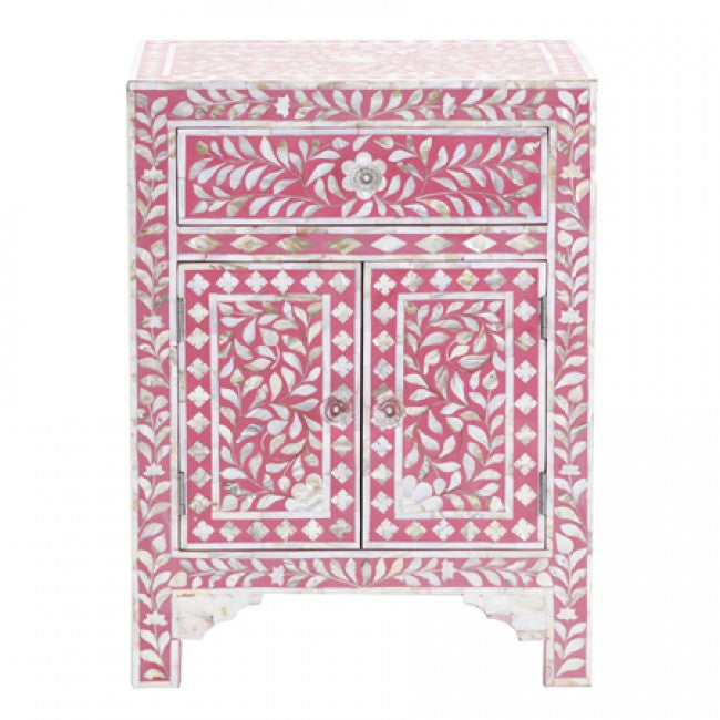 Iris Side Drawer - Pink Mother of Pearl - Tabeer Homes
