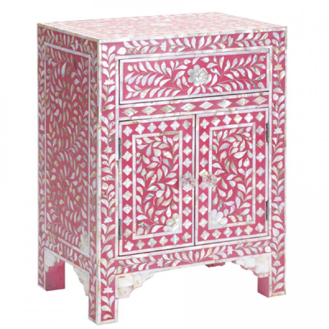 Iris Side Drawer - Pink Mother of Pearl - Tabeer Homes