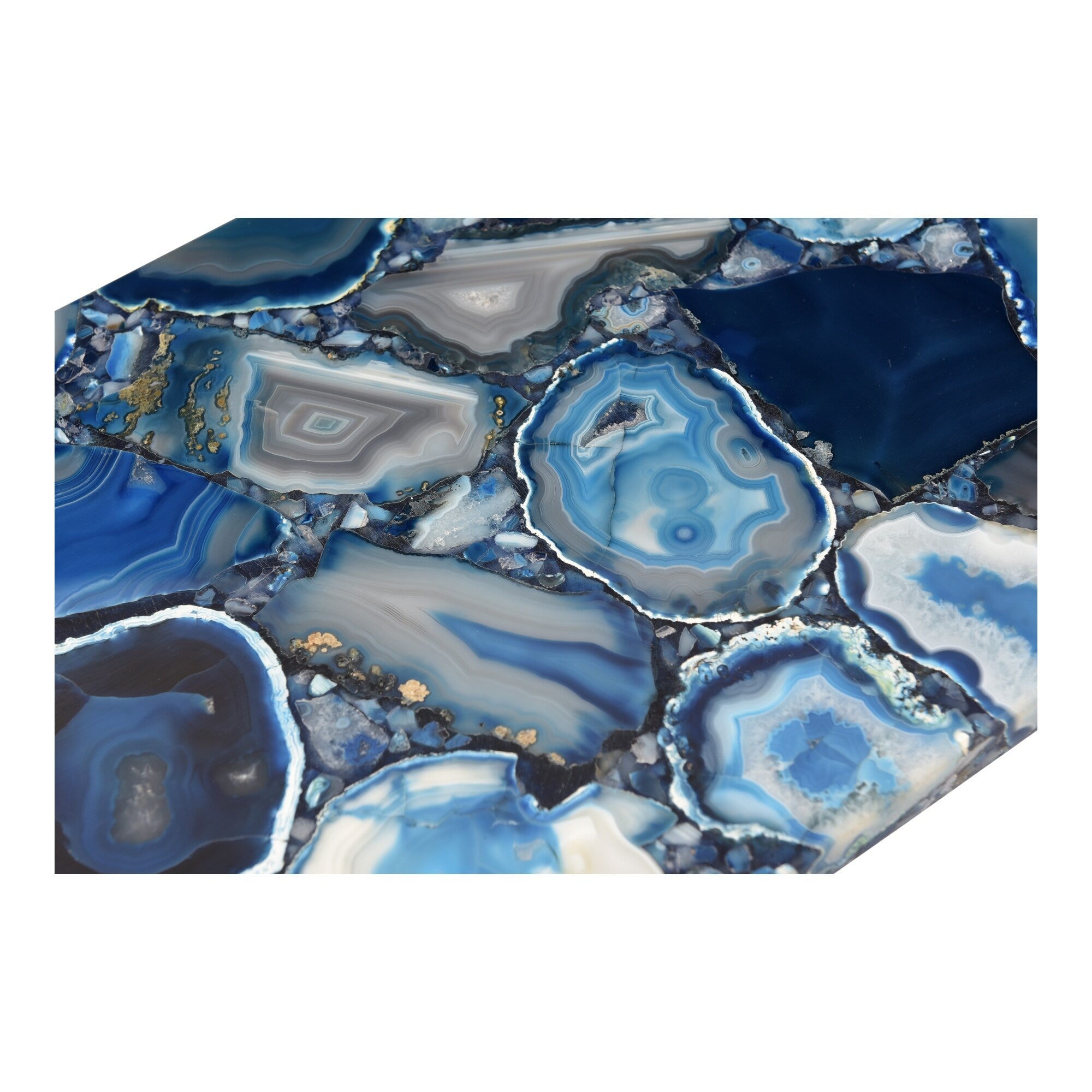 Cobalt Console Table - Blue Agate