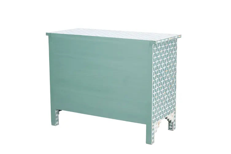 Yasmine Chest of Drawers - Green Mother of Pearl